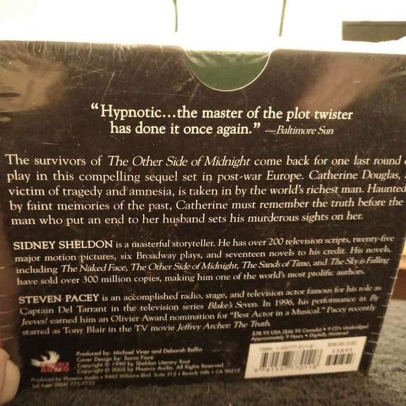 Memories of Midnight By sidney sheldon Audio book 9 disk set NY best seller - Picture 2 of 2